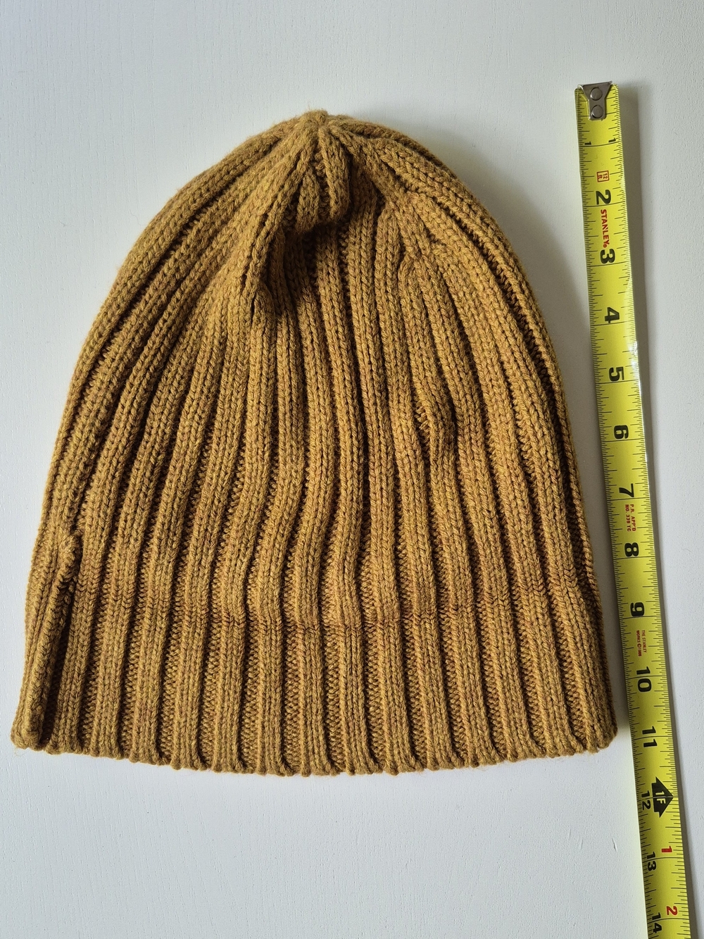NWOT - Uniqlo HeatTech Unisex Mustard Yellow Knit Beanie - Picture 3 of 5